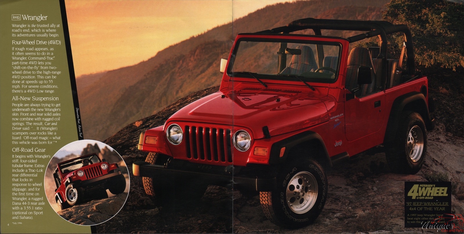 1997 Jeep Brochure Page 1